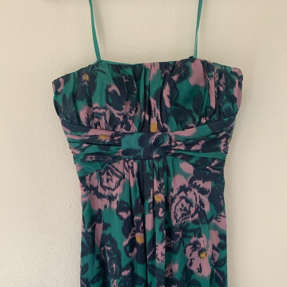 Formal silky long dress